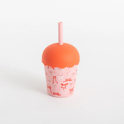 Bows Mini Smoothie Cup & Straw 200ml