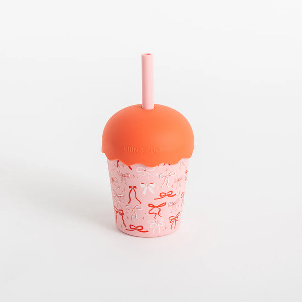 Bows Mini Smoothie Cup & Straw 200ml