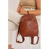 Leather Backpack Perth - Cognac