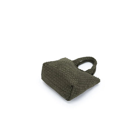 Cherie Olive 2 Piece Suedette Mini Handbag