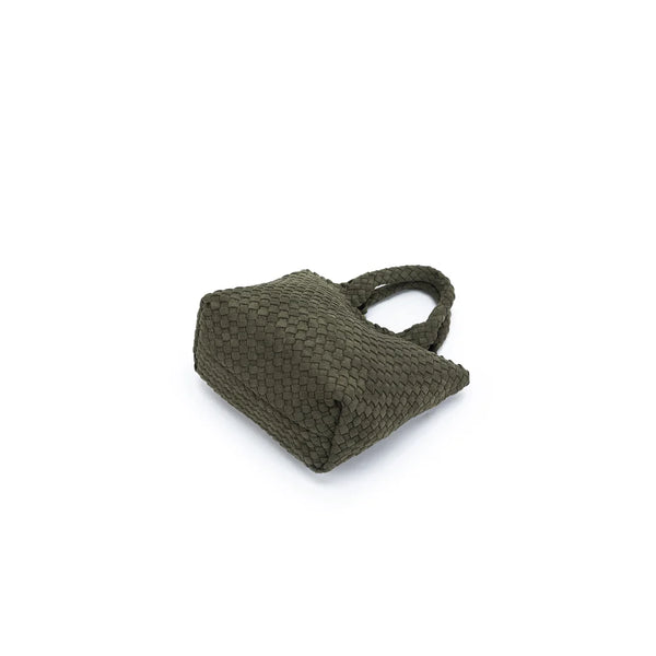Cherie Olive 2 Piece Suedette Mini Handbag