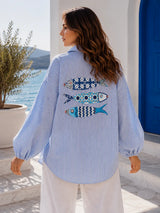 Nine Nine One Shirt-Blue