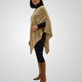 Pearl Poncho-Oatmeal