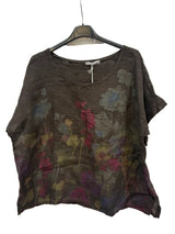 Basic Linen Tee Floral