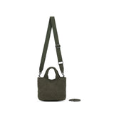Cherie Olive 2 Piece Suedette Mini Handbag