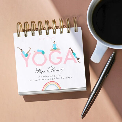 Lisa Angel- Daily Yoga Poses Desktop Flip Chart