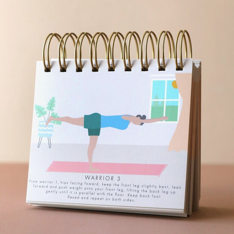 Lisa Angel- Daily Yoga Poses Desktop Flip Chart