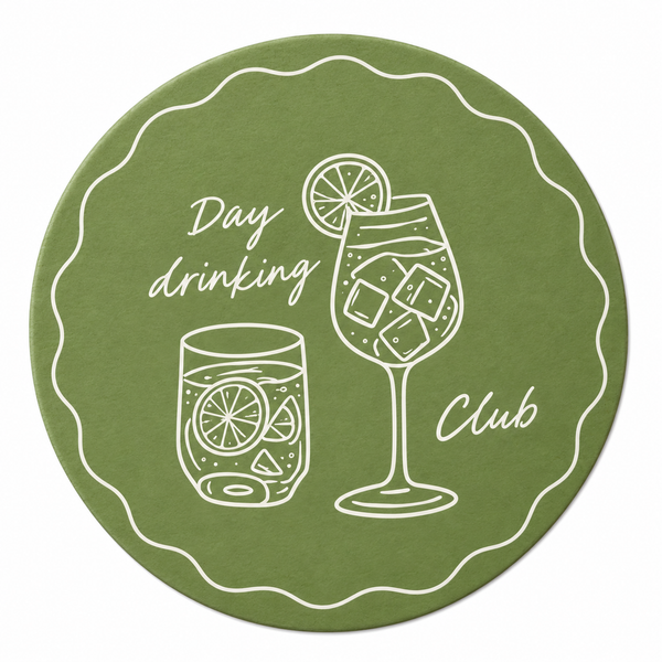 Happy Hour Ceramic Coaster Assorted