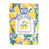 Italian Lemon Print Paper Recipe Journal