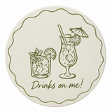 Happy Hour Ceramic Coaster Assorted