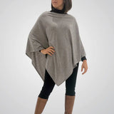Pearl Poncho-Light Grey