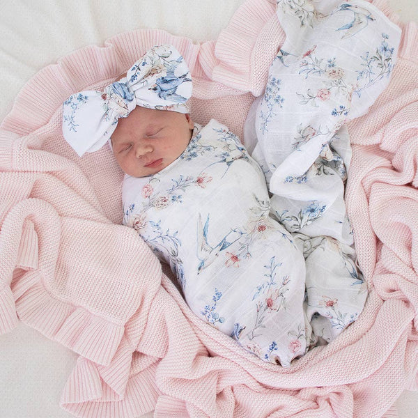 Sweet Swallows Organic Muslin Wrap