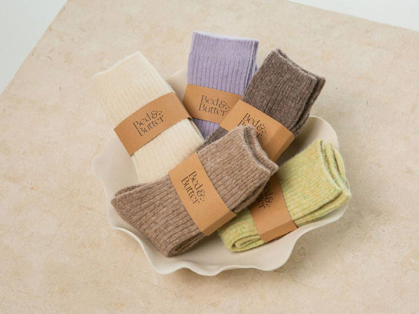 The Comfiest Socks - Light Brown