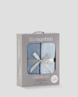 Hooded Towel 2PK - Retro Blue