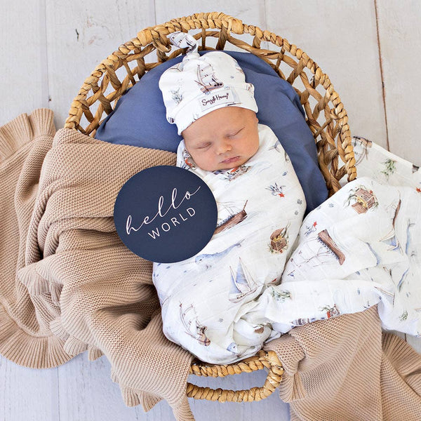 Set Sail Organic Muslin Wrap
