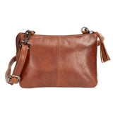 Mia Leather Cross Body Bag Cognac