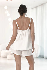 Eadie Lifestyle-Fundamental Linen Cami - Off White