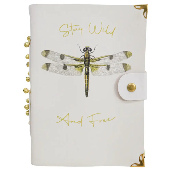 Leather Notebook Dragonfly Free
