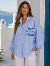 Nine Nine One Shirt-Blue
