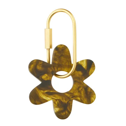 Kip Resin Flower Key Ring