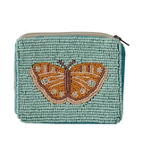 Nancy Bird Beaded Pouch
