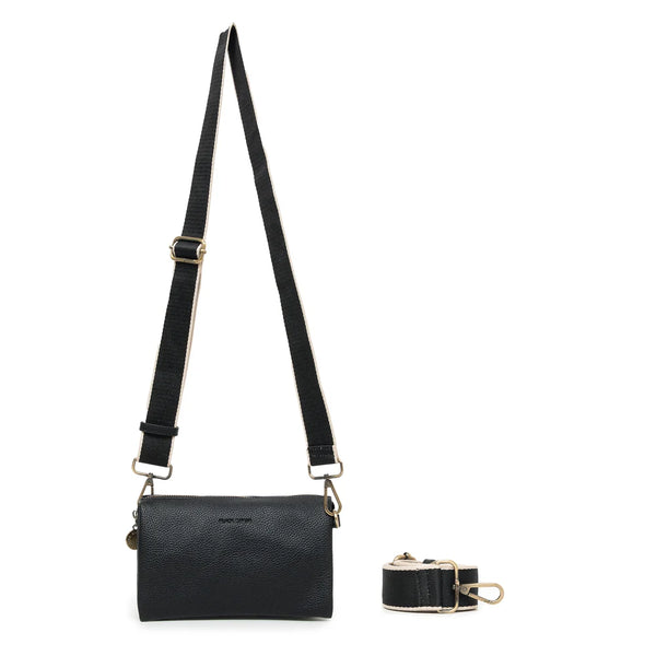 Edie Black Crossbody Bag-Black
