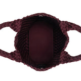 Riviera Burgundy 2 Piece Mini Tote Handbag