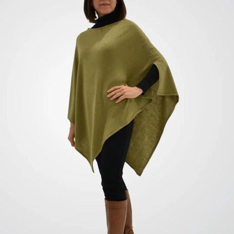 Pearl Poncho- Olive