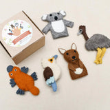 Tara Treasures-Australian Animals Finger Puppet Set