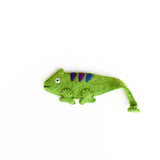 Tara Treasures-  Felt Finger Puppet Chameleon