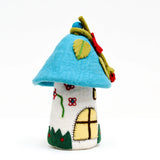 Tara Treasures- Fairies and Gnomes House - Blue Roof