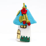 Tara Treasures- Fairies and Gnomes House - Blue Roof