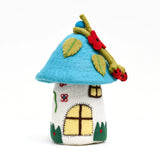 Tara Treasures- Fairies and Gnomes House - Blue Roof