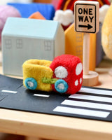 Tara Treasures- Felt Truck Vehicle Toy