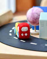 Tara Treasures- Felt Truck Vehicle Toy