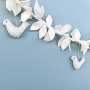 Tara Treasures-Doves and Leaves Garland