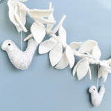 Tara Treasures-Doves and Leaves Garland