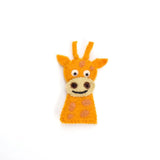 Tara Treasures-  Felt Finger Puppet Giraffe