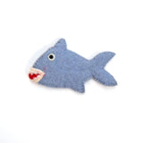 Tara Treasures-  Felt Finger Puppet Shark