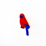 Tara Treasures-  Felt Finger Puppet Crimson Rosella