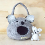 Tara Treasures- Felt Koala House Bag with Koala Toy