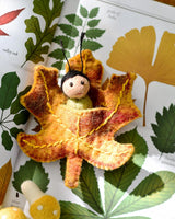 Tara Treasures- Felt Maple Leaf Baby