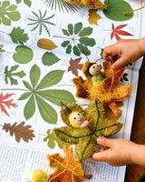 Tara Treasures- Felt Maple Leaf Baby