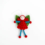 Tara Treasures- Felt Leaf Fairy - Red Hair