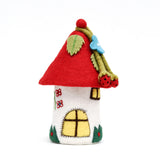 Tara Treasures- Fairies and Gnomes House - Red Roof