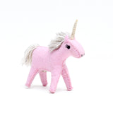 Tara Treasures- Felt Pink Unicorn Toy