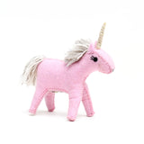 Tara Treasures- Felt Pink Unicorn Toy