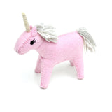 Tara Treasures- Felt Pink Unicorn Toy