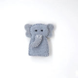 Tara Treasures-  Felt Finger Puppet Elephant