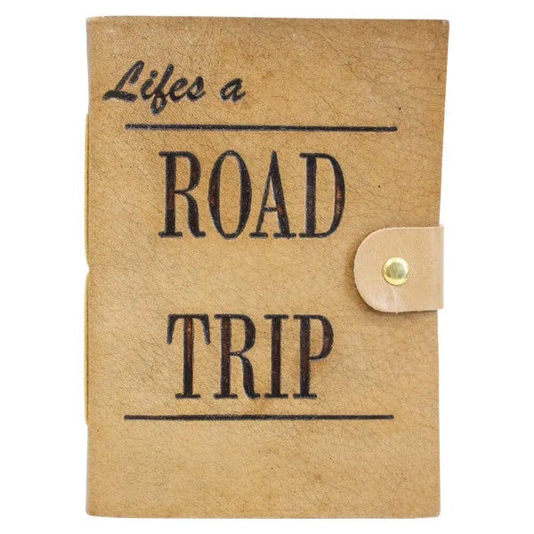 Leather Notebook-Road Trip